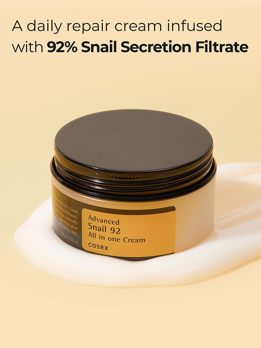 COSRX Advanced Snail 92 All in One Repair Cream with 92% Snail Mucin