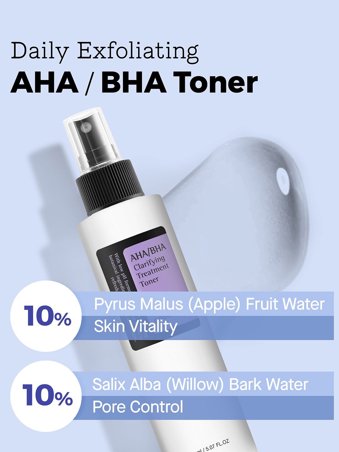 COSRX AHA & BHA Clarifying Treatment Toner