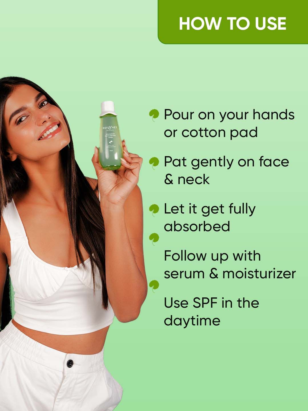 DOT & KEY Cica Niacinamide Skin Clarifying Alcohol Free Toner