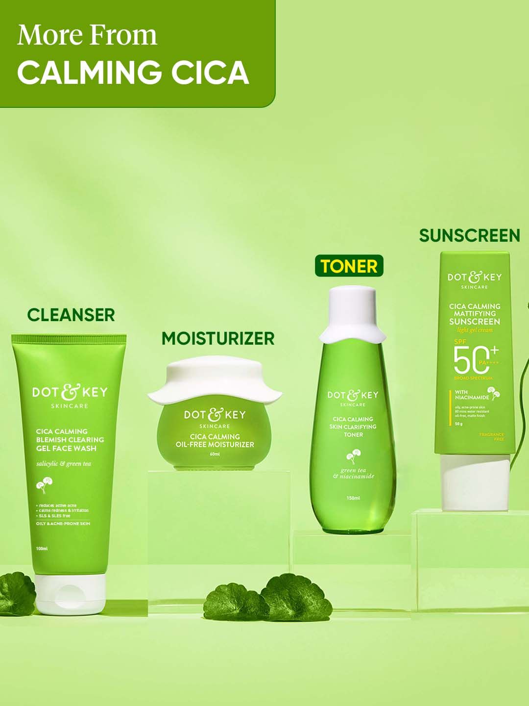 DOT & KEY Cica Niacinamide Skin Clarifying Alcohol Free Toner