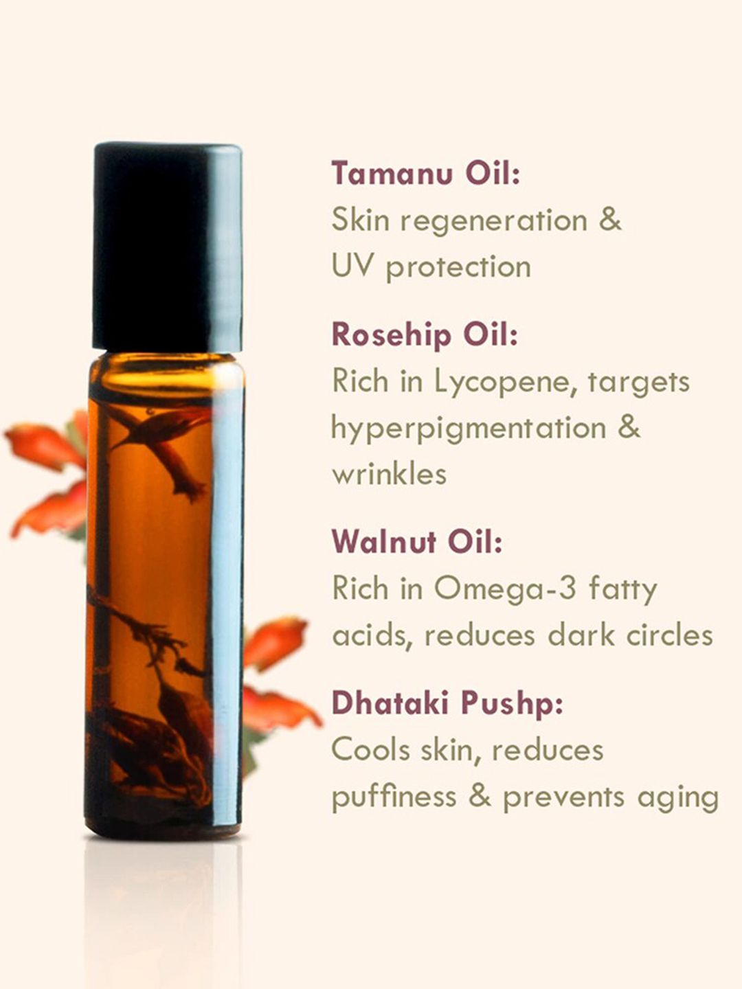 Nat Habit Pure Netraa Under Eye Serum with Vitamin C-E & Retinol for Dark Circles