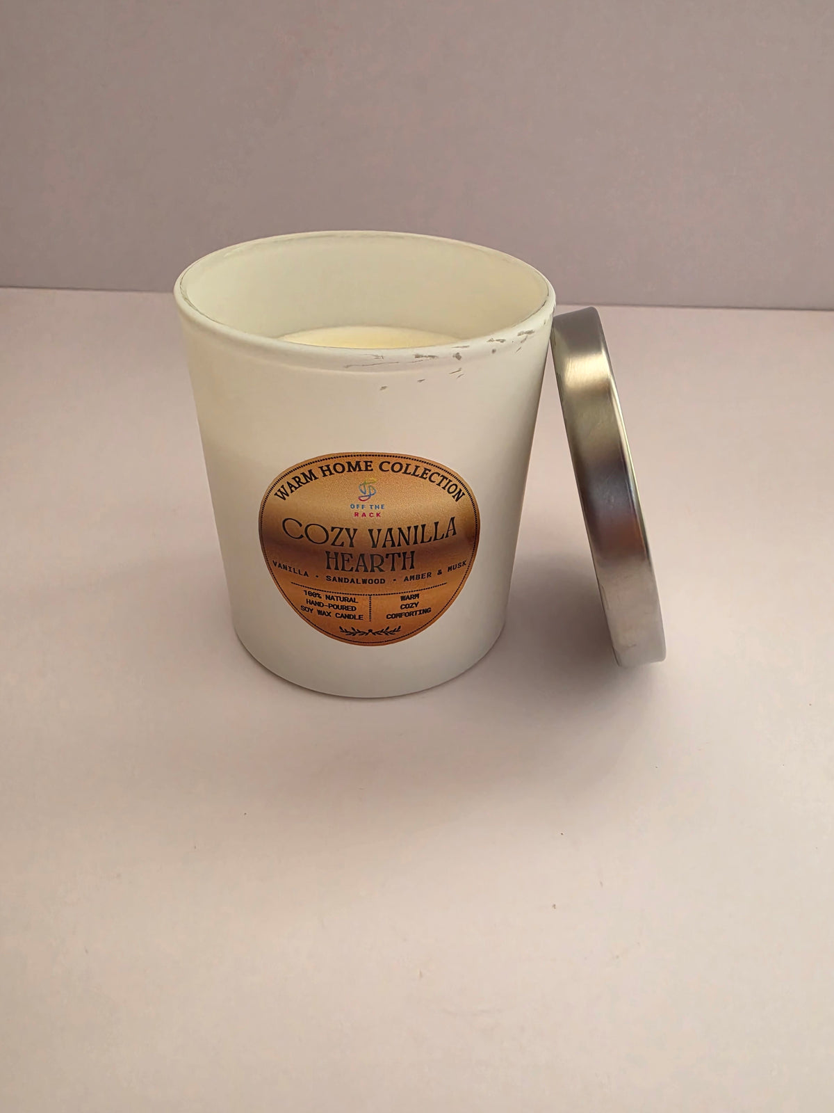 Cozy Vanilla Hearth Jar Candle