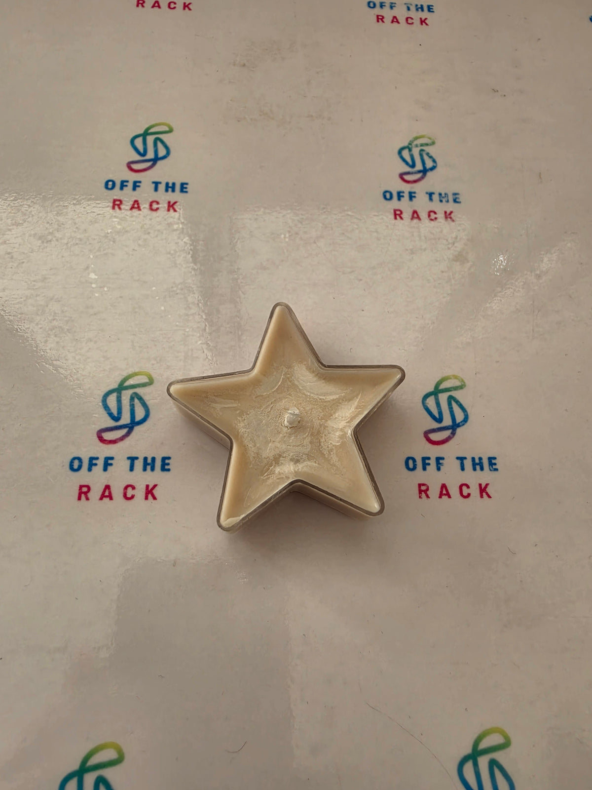 Diwali Chai Big Star Tealight Candle