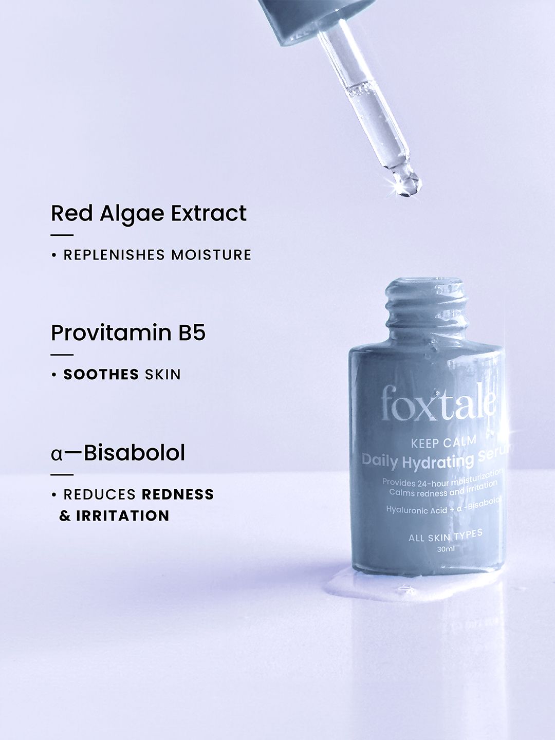 Foxtale Hyaluronic Acid Serum with Hydration Boosters