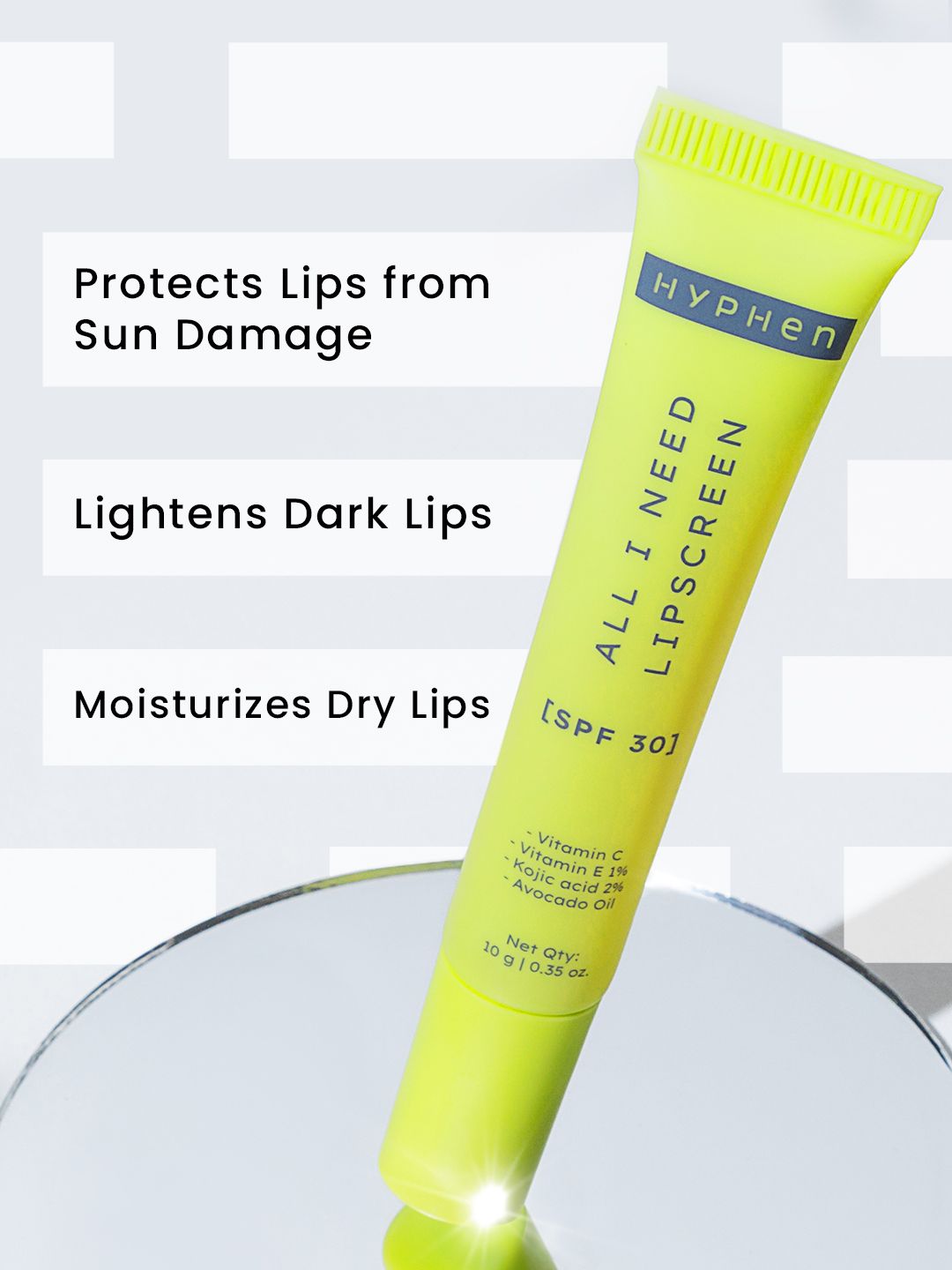 Hyphen All I Need Lipscreen SPF30 Lip Balm for Sun Protection & Pigmentation
