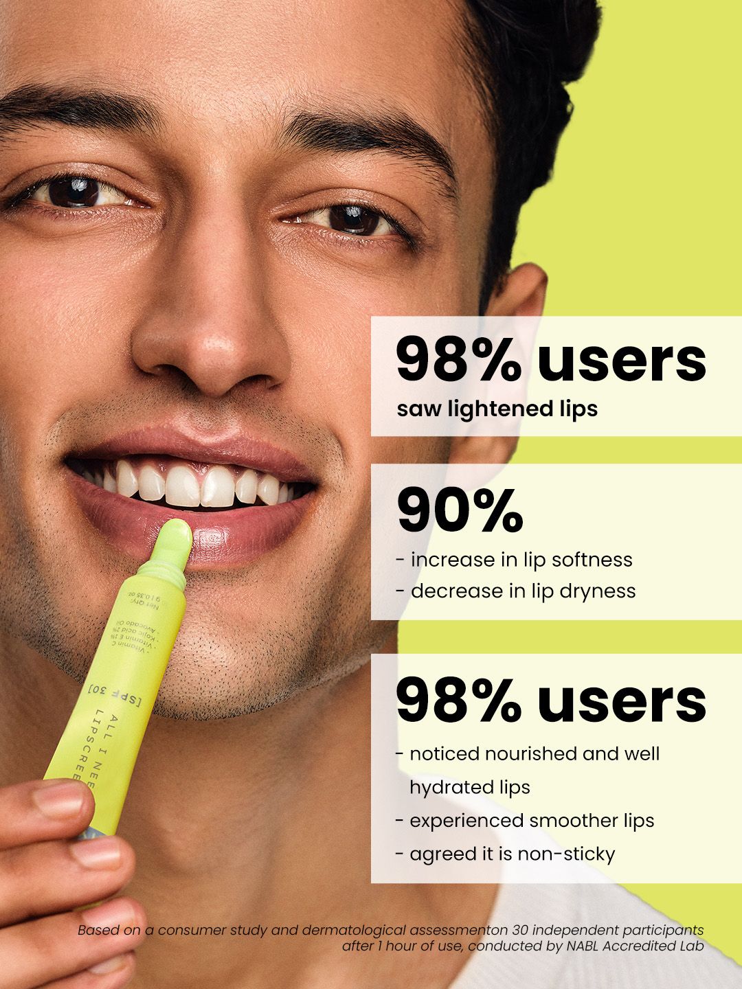 Hyphen All I Need Lipscreen SPF30 Lip Balm for Sun Protection & Pigmentation