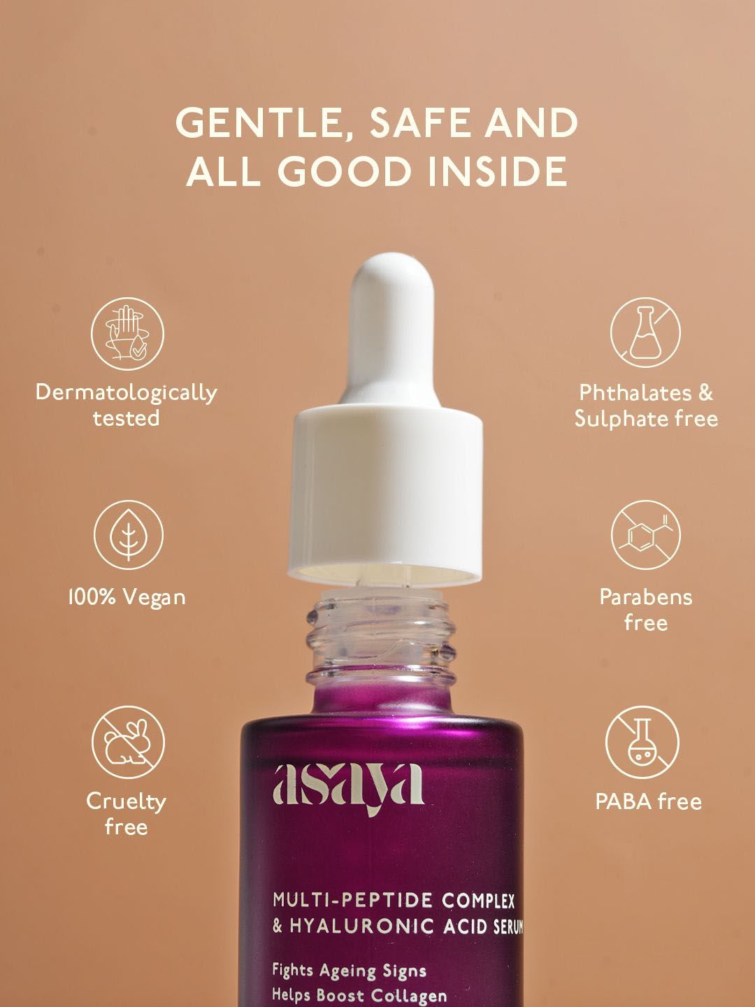 Asaya Multi Peptide Complex & Hyaluronic Acid Serum