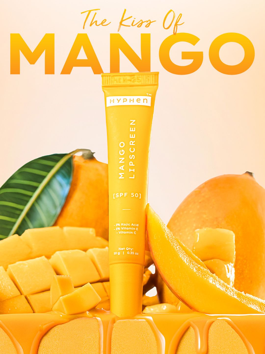 Hyphen Mango Lip Balm With SPF 50 PA ++++