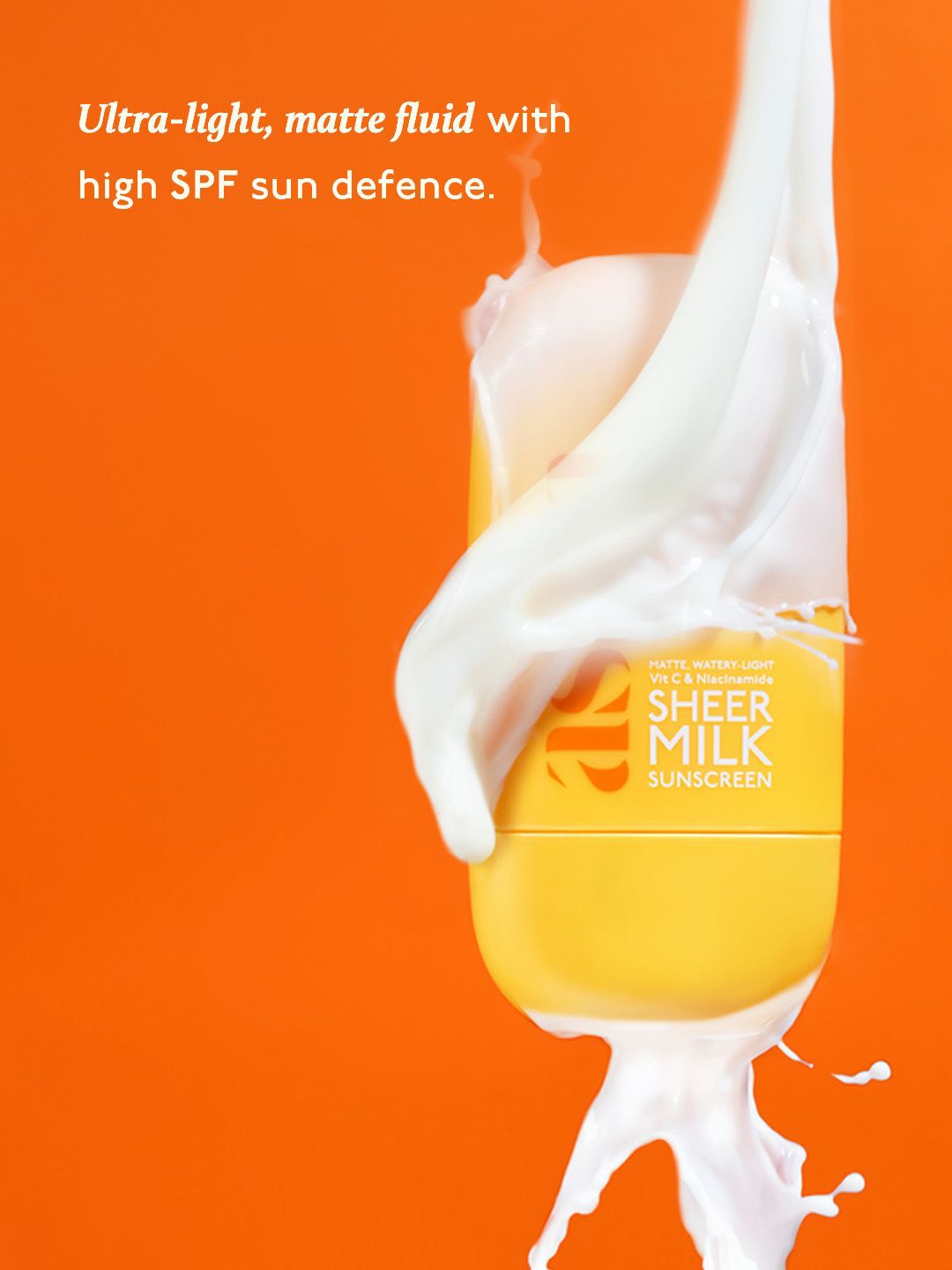 Asaya Sheer Milk Non-Greasy & Quick-Absorbing Sunscreen With SPF 50 PA++++