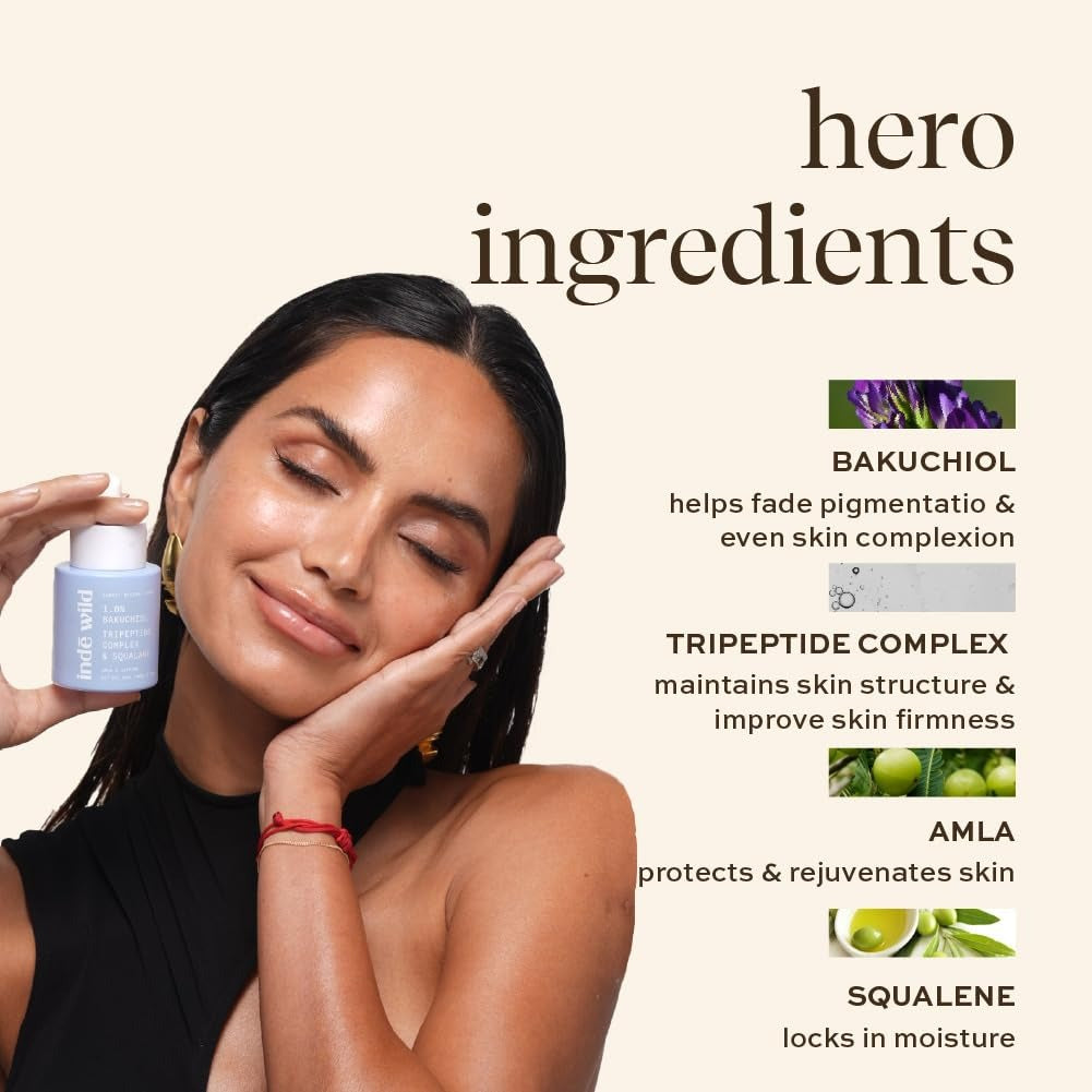 Indē Wild PM Sunset Restore Serum with 1% Bakuchiol