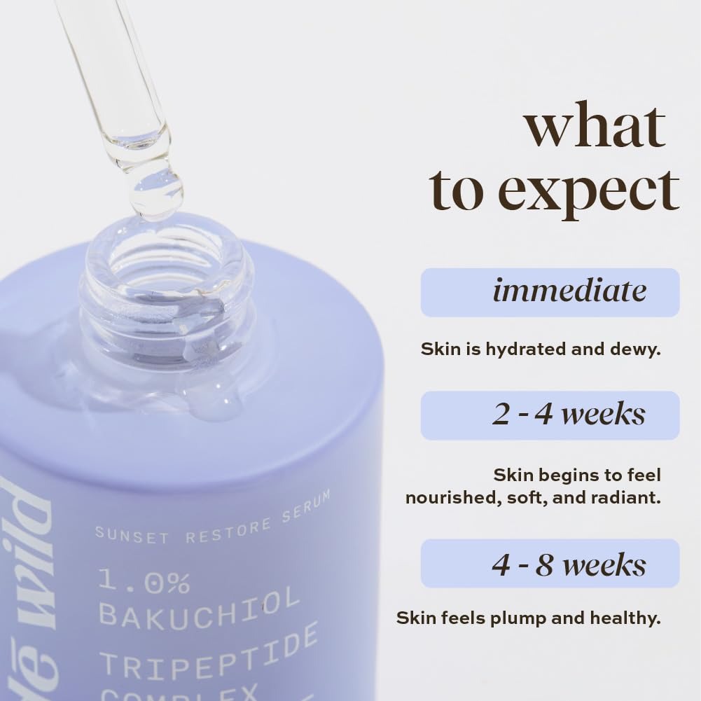 Indē Wild PM Sunset Restore Serum with 1% Bakuchiol