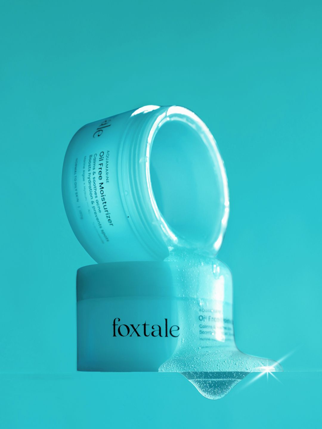 Foxtale Intense Hydrating Gel Moisturiser with Hyaluronic Acid for Glowing Skin