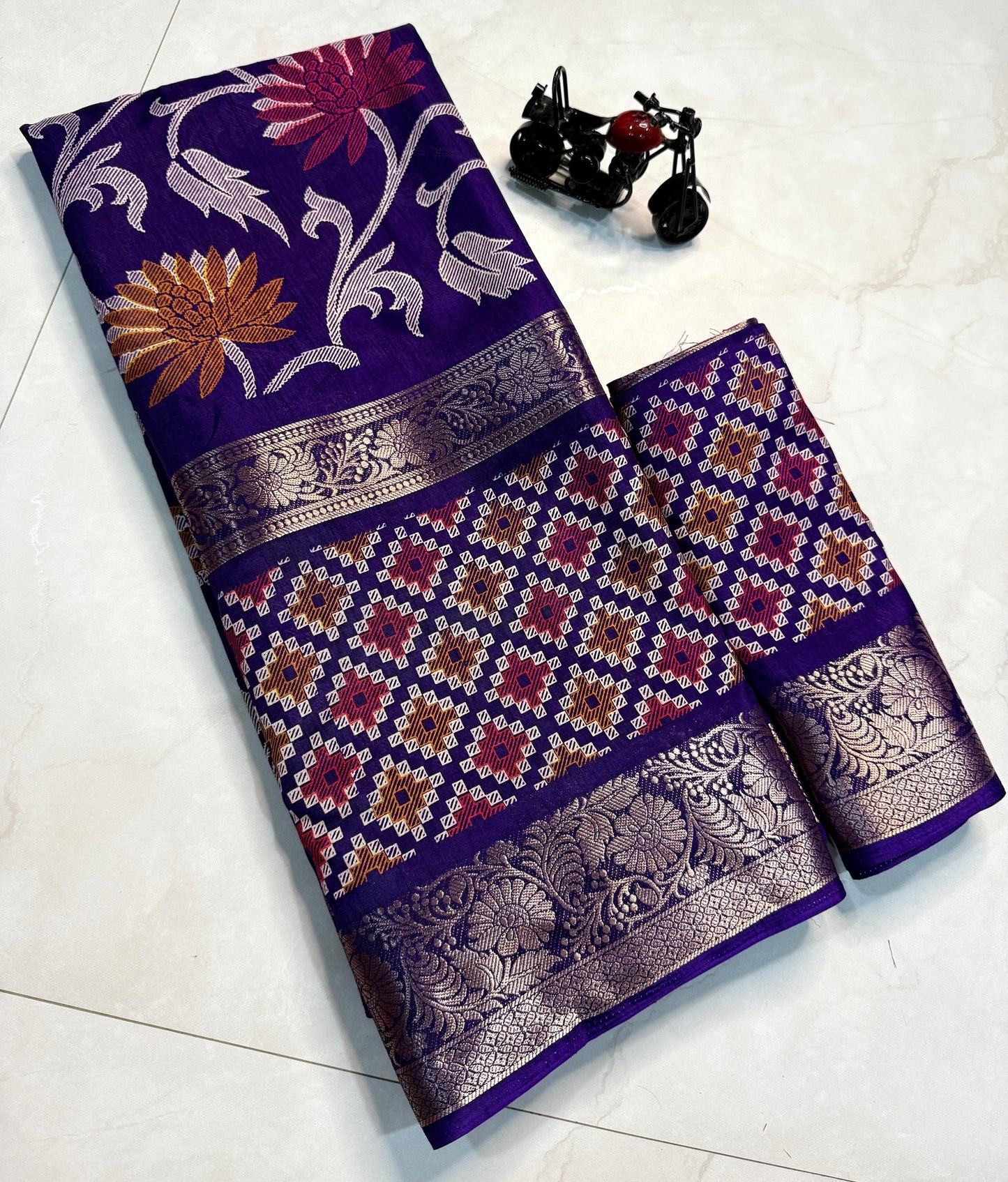 Pure Dola Silk Saree