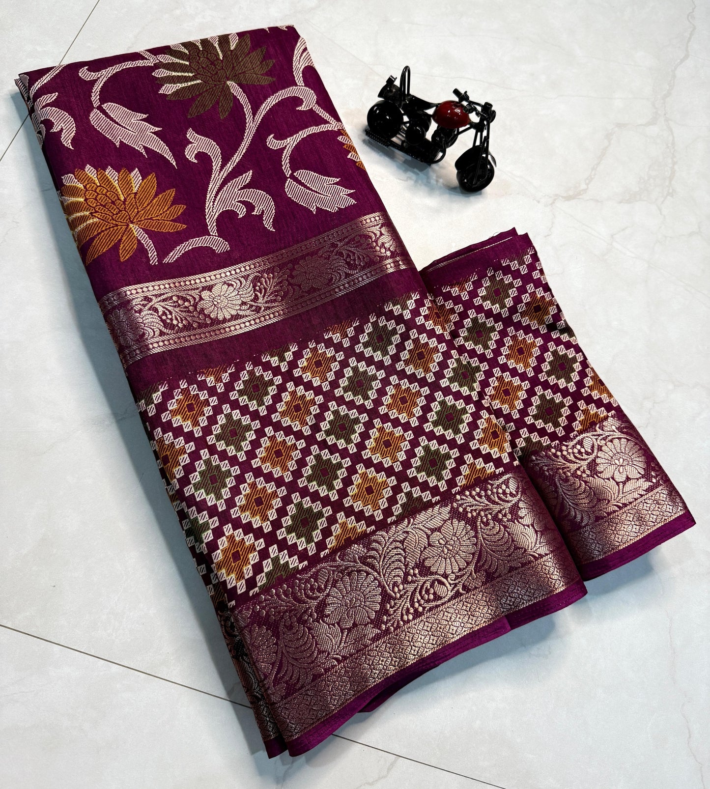 Pure Dola Silk Saree