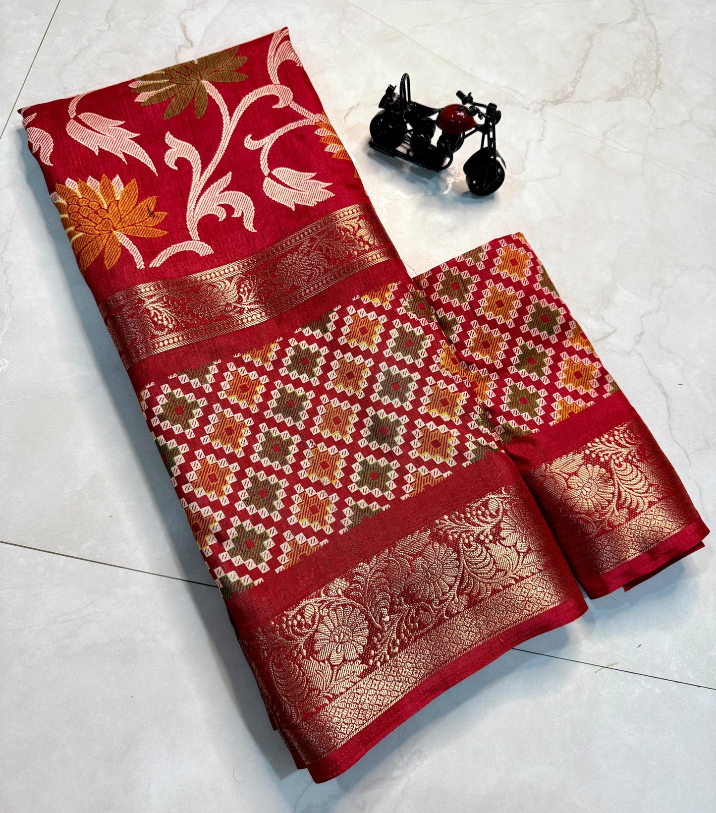 Pure Dola Silk Saree