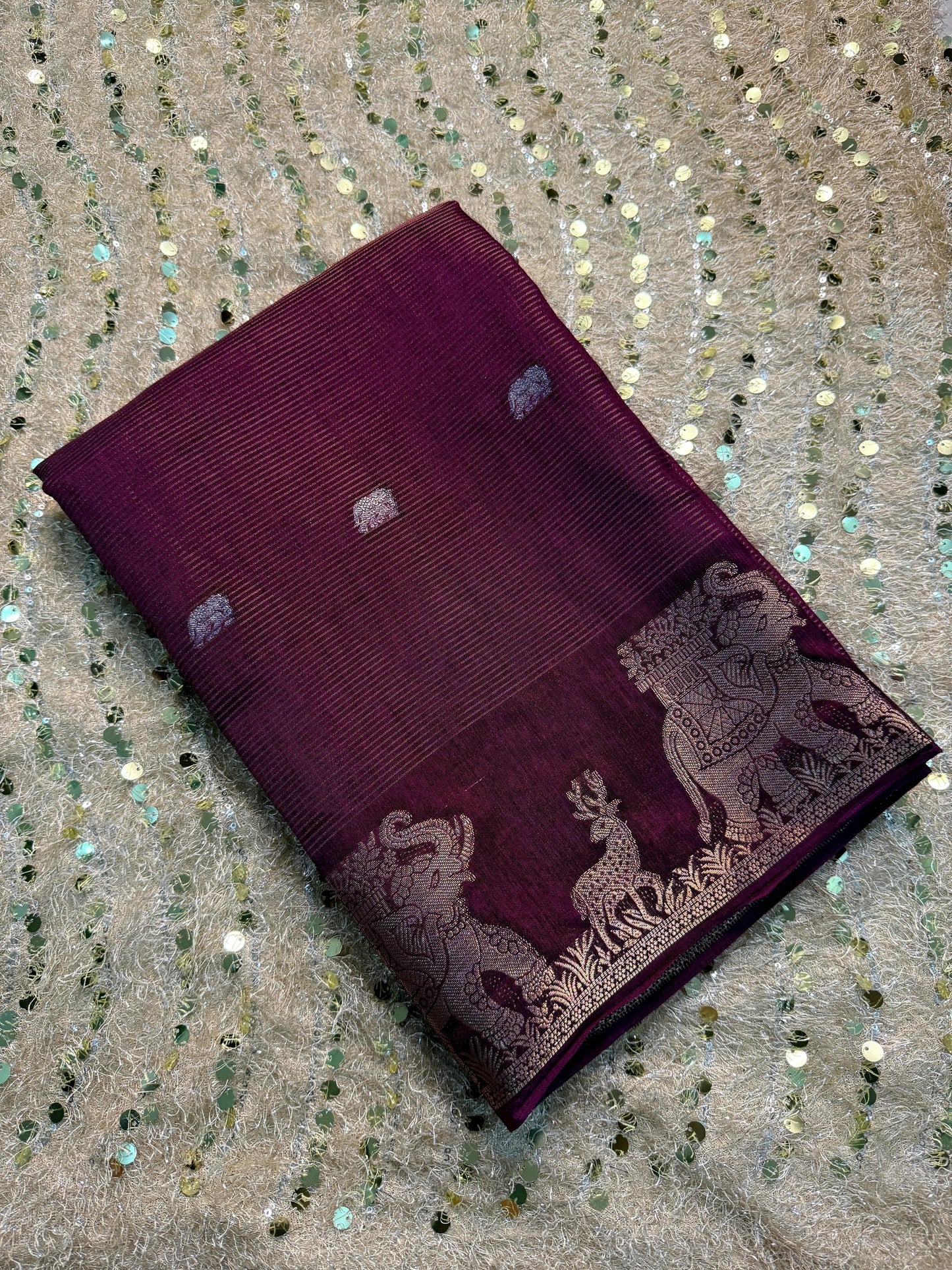 Pure Handloom Crepe Silk Saree