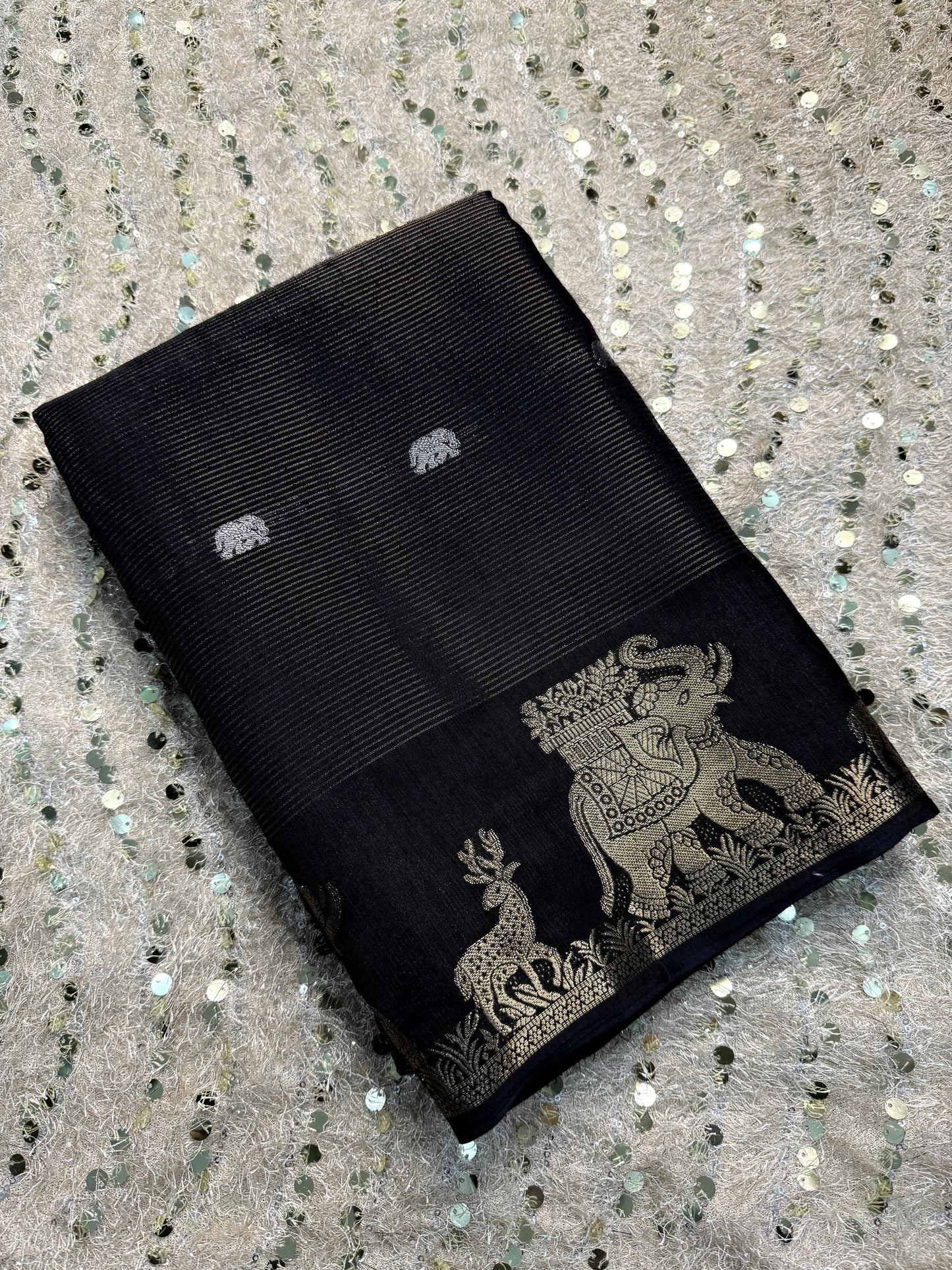 Pure Handloom Crepe Silk Saree
