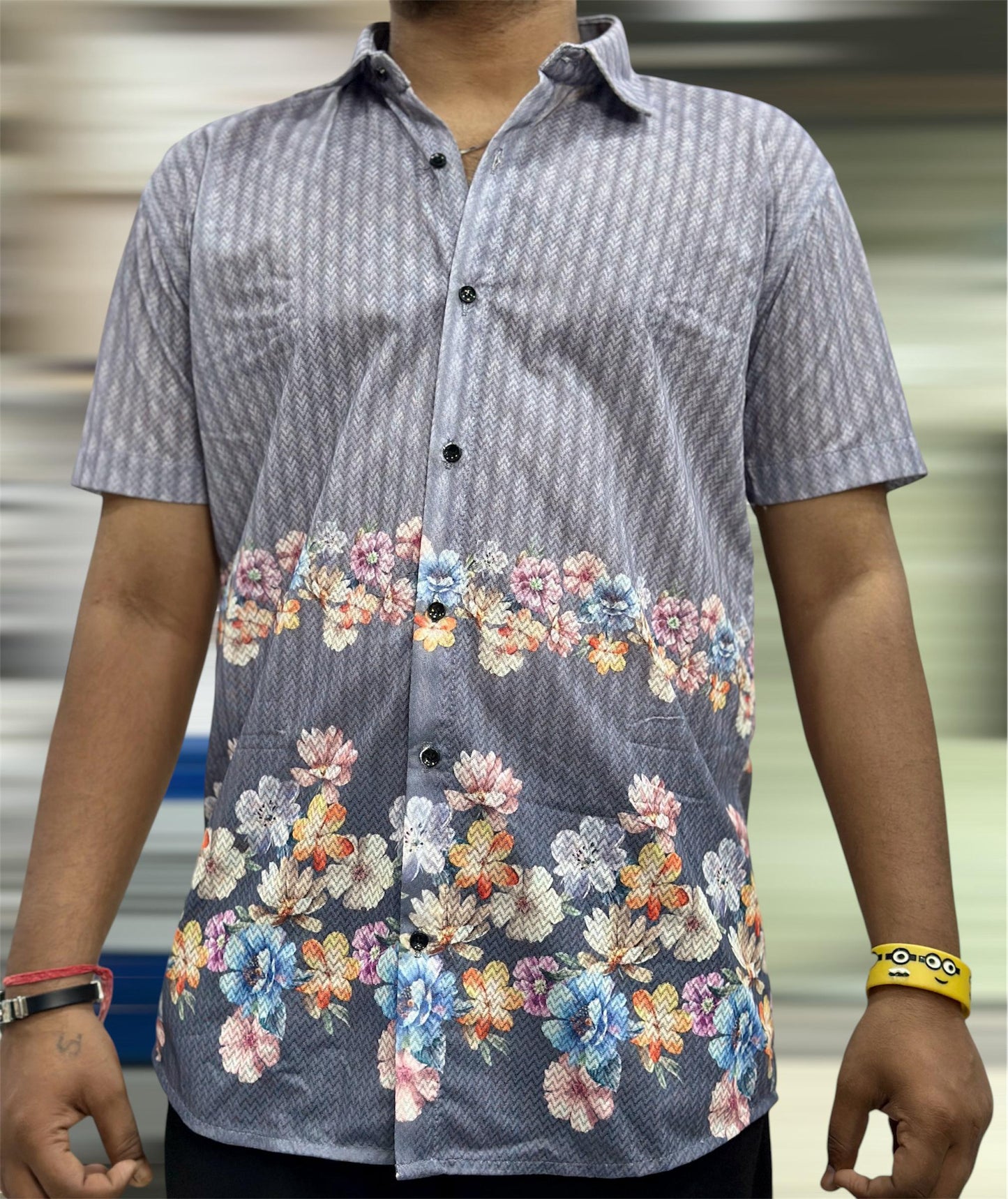 MEN'S EXCLUSIVE IMPORTED FABRIC HALF SLEEVE SHIRT