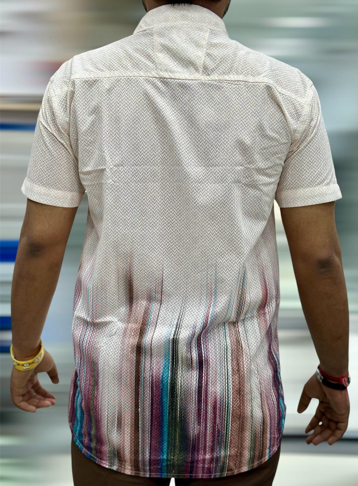 MEN'S EXCLUSIVE IMPORTED FABRIC HALF SLEEVE SHIRT