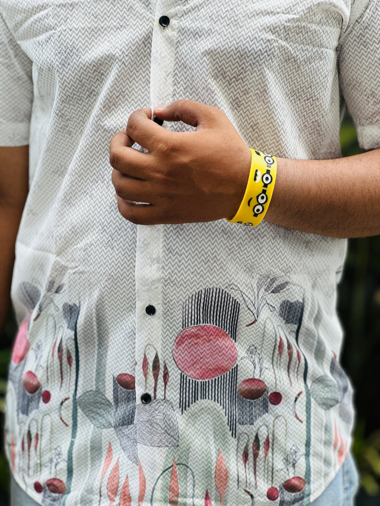 MEN'S EXCLUSIVE IMPORTED FABRIC HALF SLEEVE SHIRT