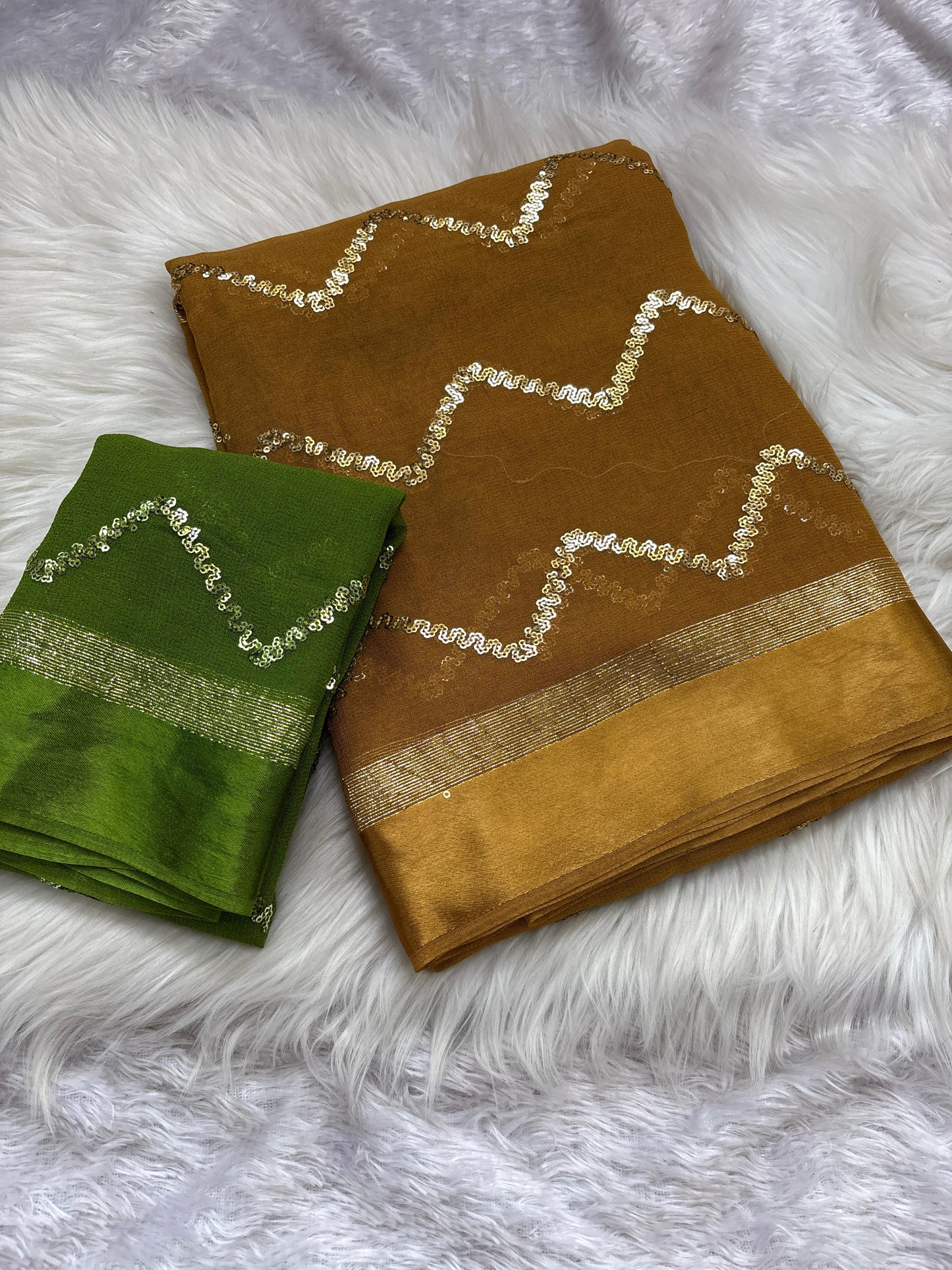 Pure Viscsose Georgette Dying Saree