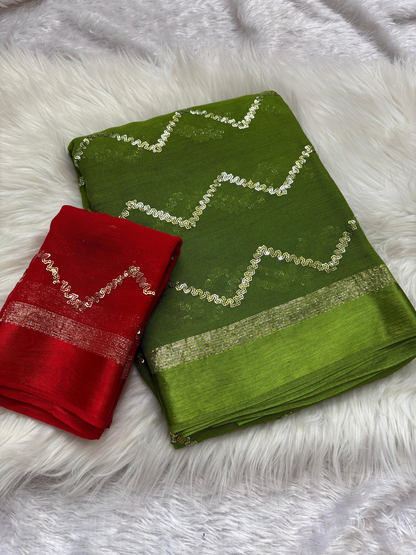 Pure Viscsose Georgette Dying Saree