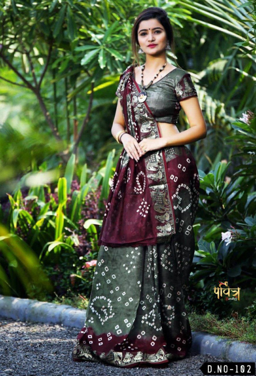 Bandhani Saree