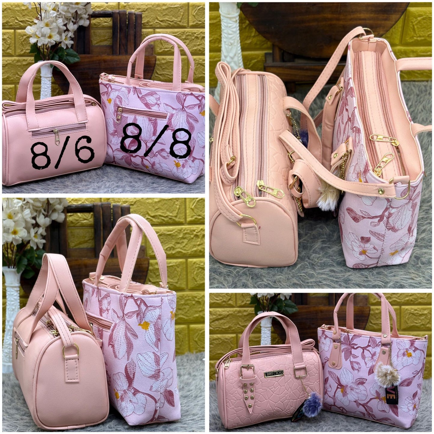 JIMMYCHOO & FLOWER SLING COMBO