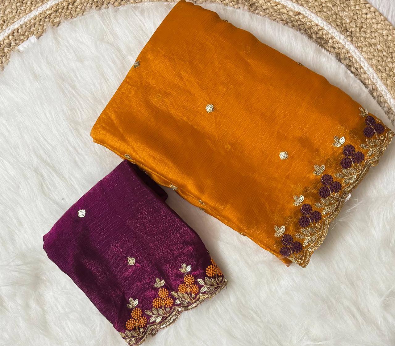 SATIN SAREE