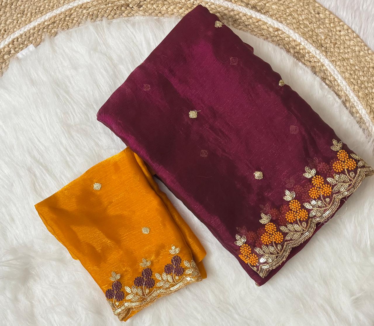 SATIN SAREE