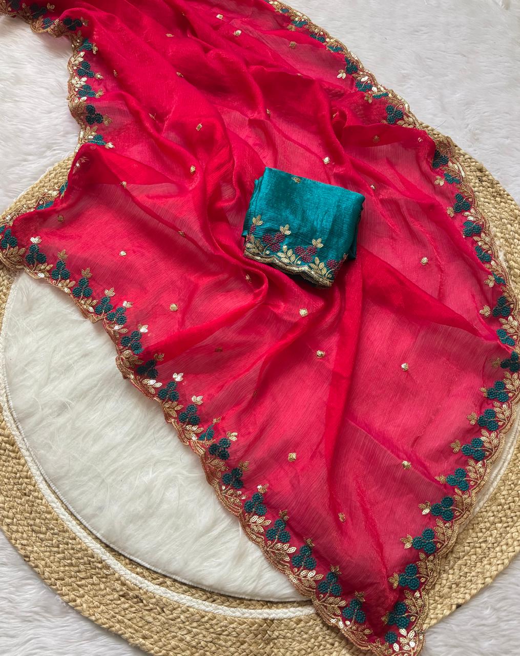 SATIN SAREE