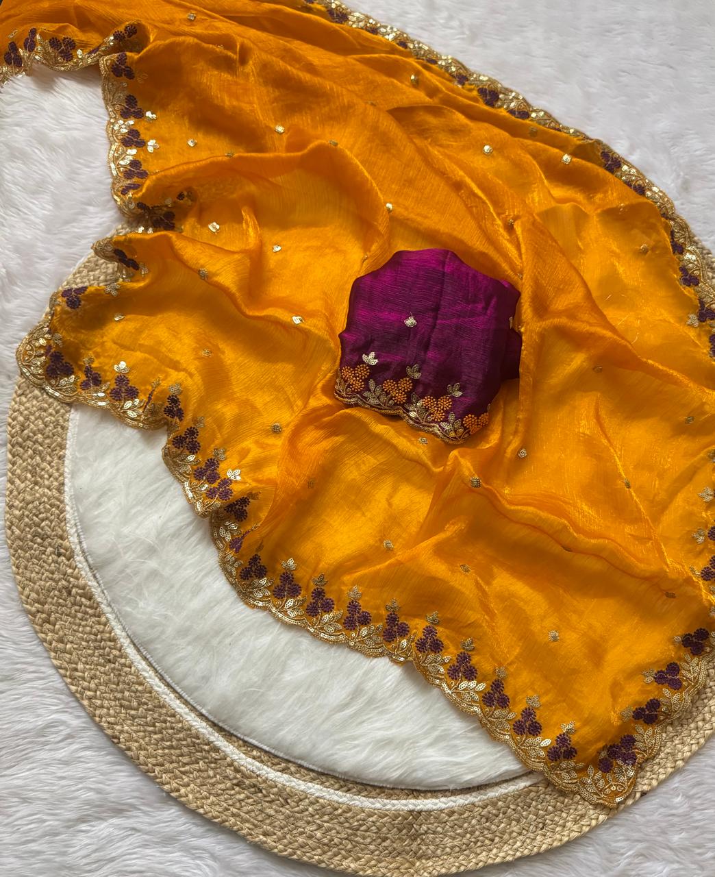 SATIN SAREE