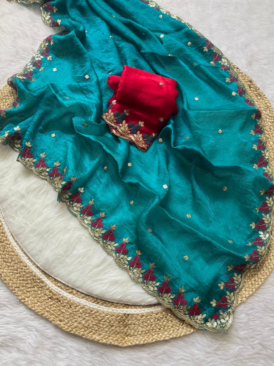 SATIN SAREE