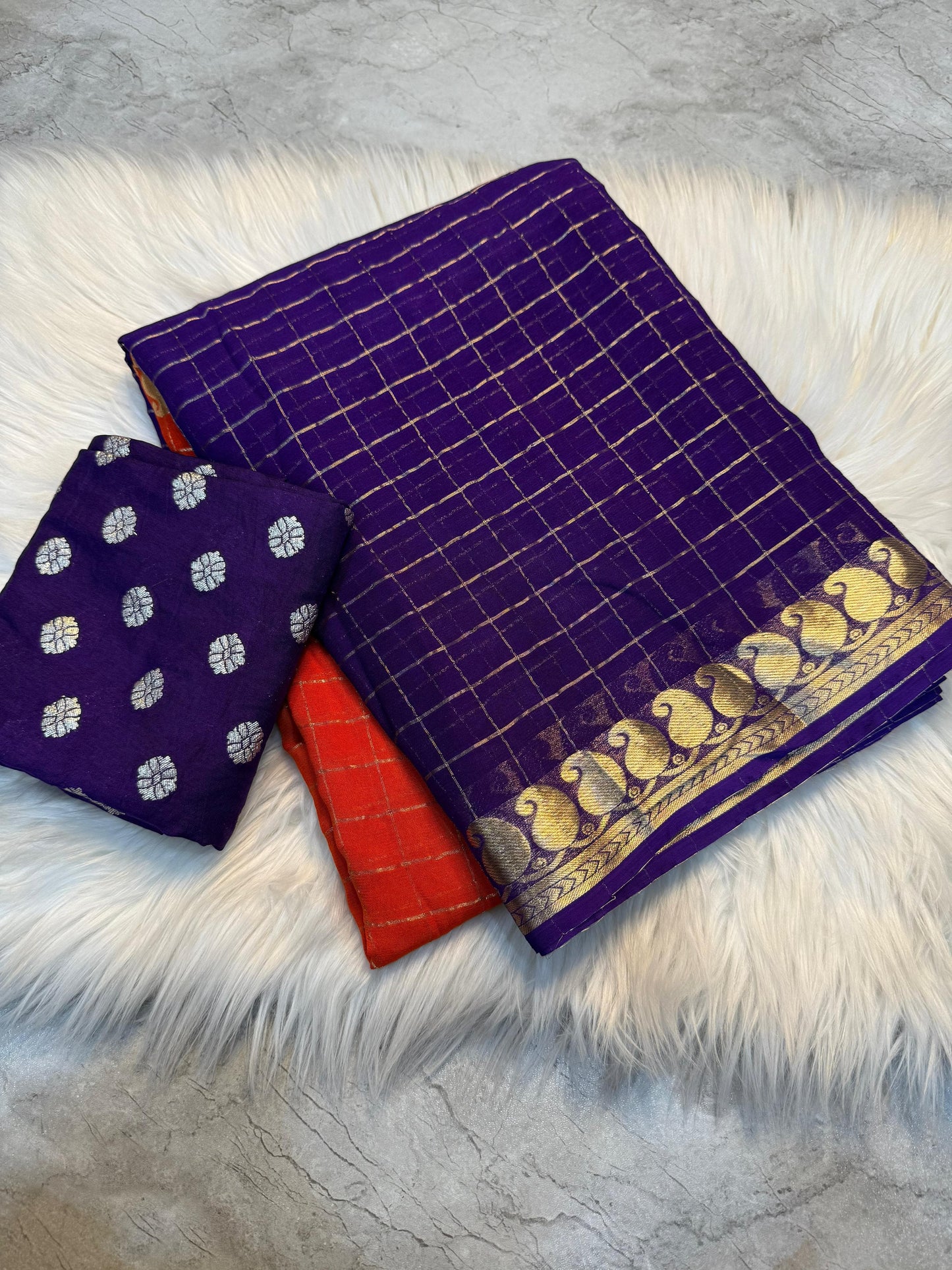 Viscose Georgette Saree