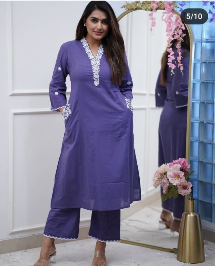 Cotton Pant Set