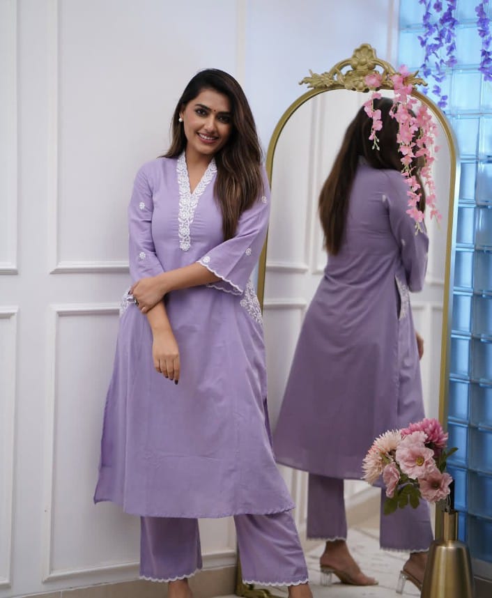 Cotton Pant Set