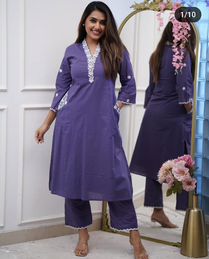 Cotton Pant Set