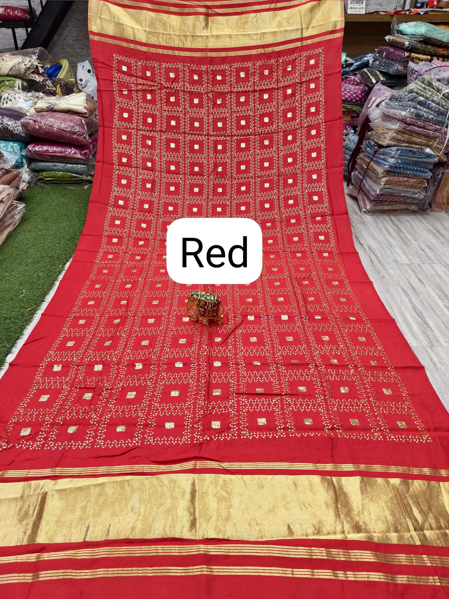 Semi Gajji Silk Dupatta