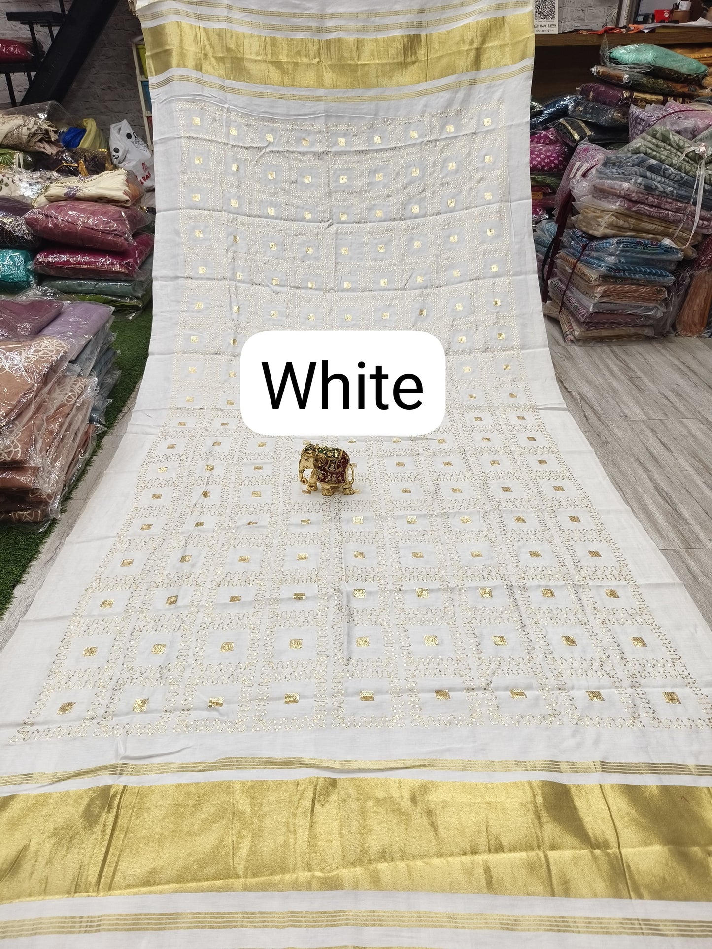 Semi Gajji Silk Dupatta
