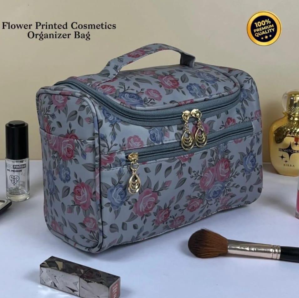 Flower Printed Cosmetics Makeup Kit