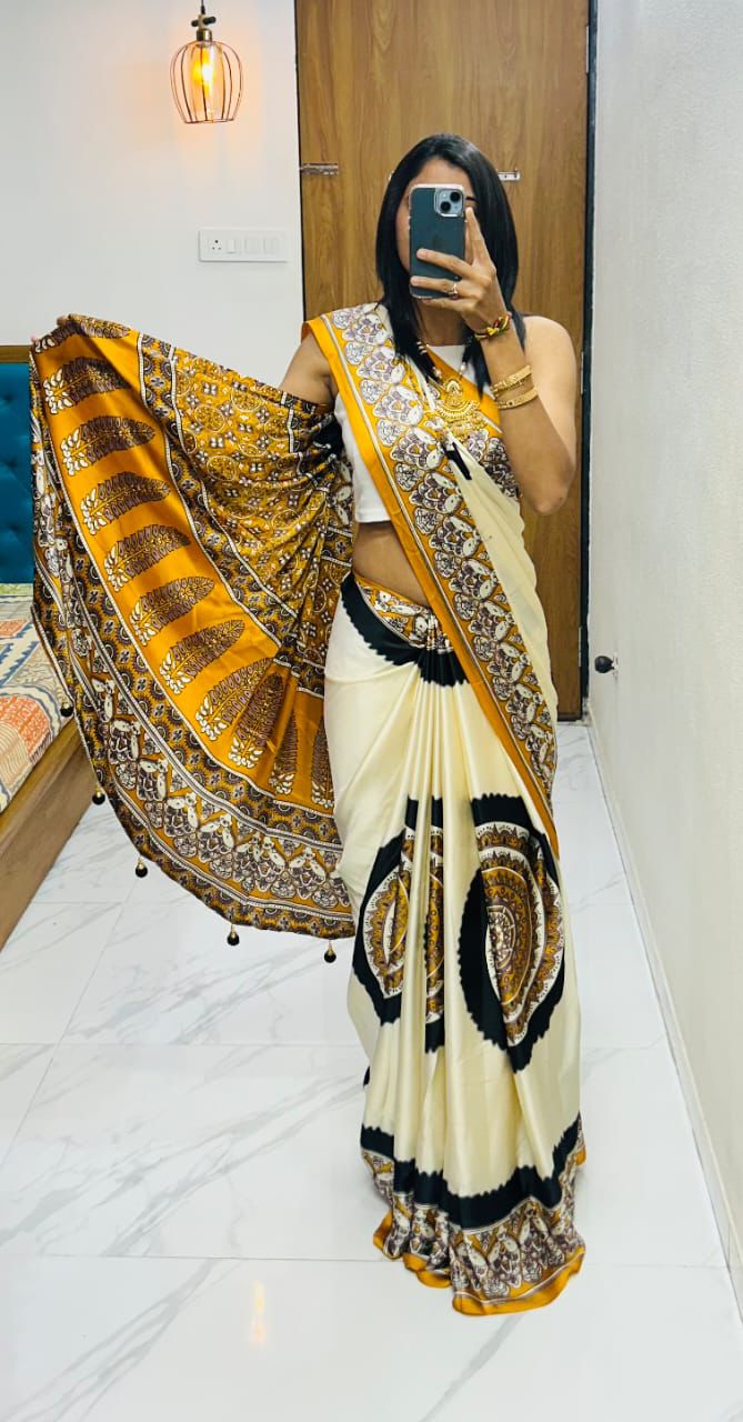 Lagdi Pure Gajji Soft Silk Saree