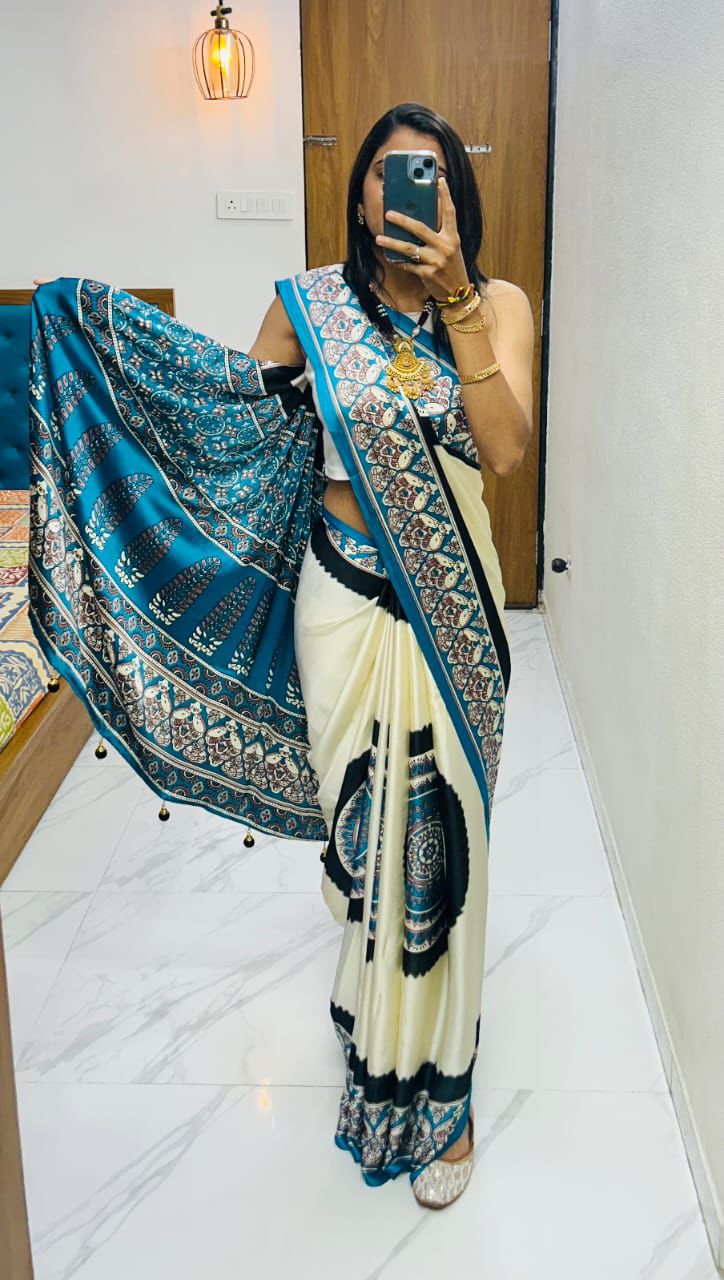 Lagdi Pure Gajji Soft Silk Saree