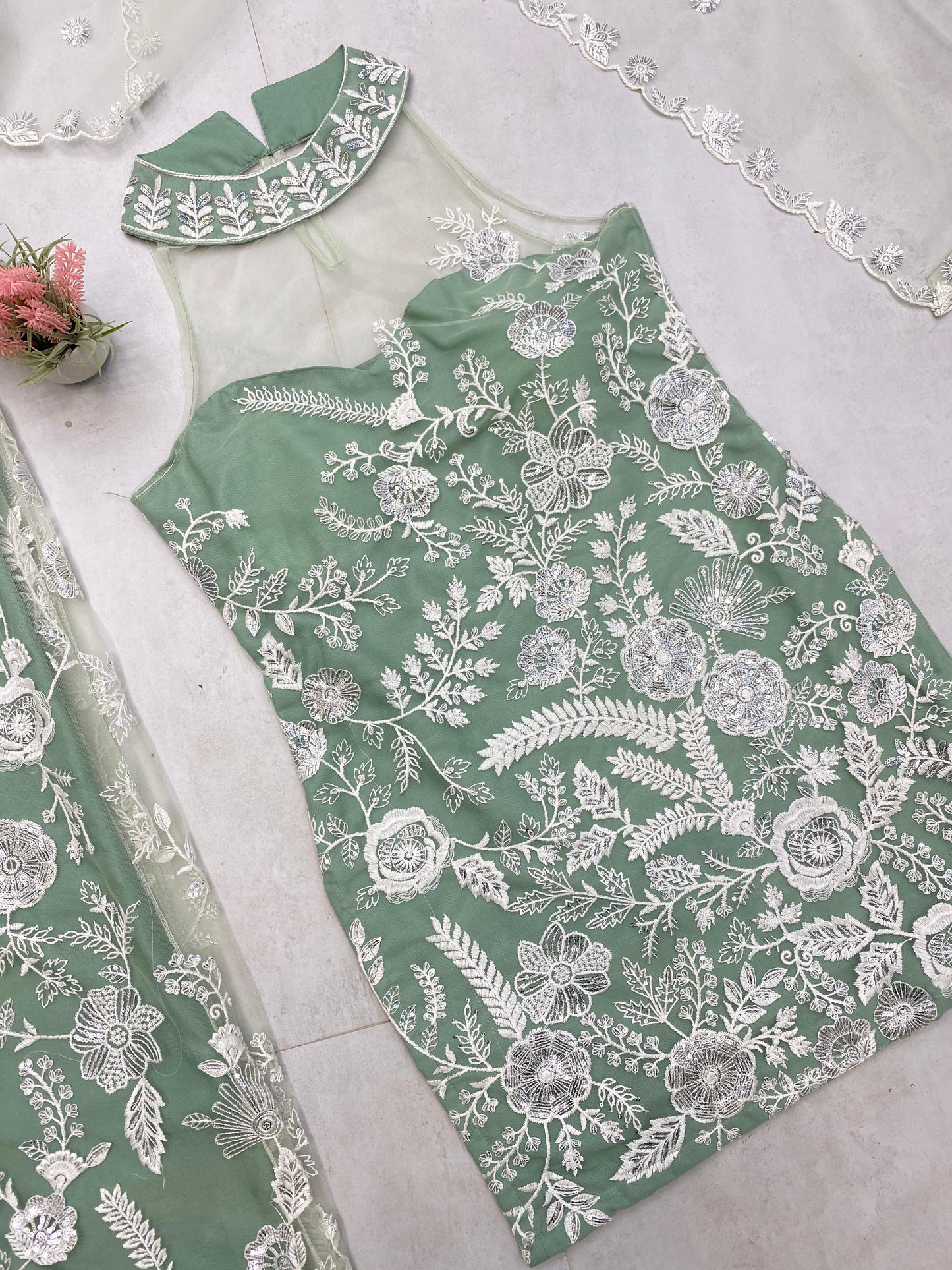 Halter Neck Pallazo Set