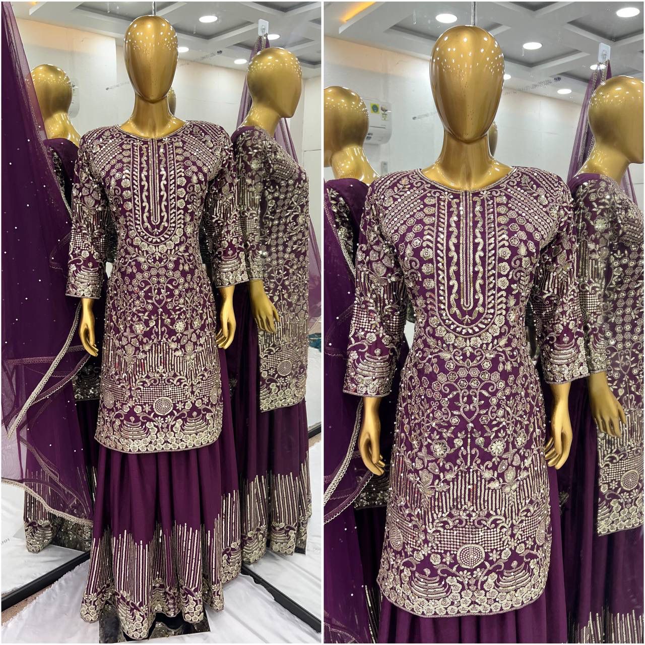Party Wear Look Palazzo Set