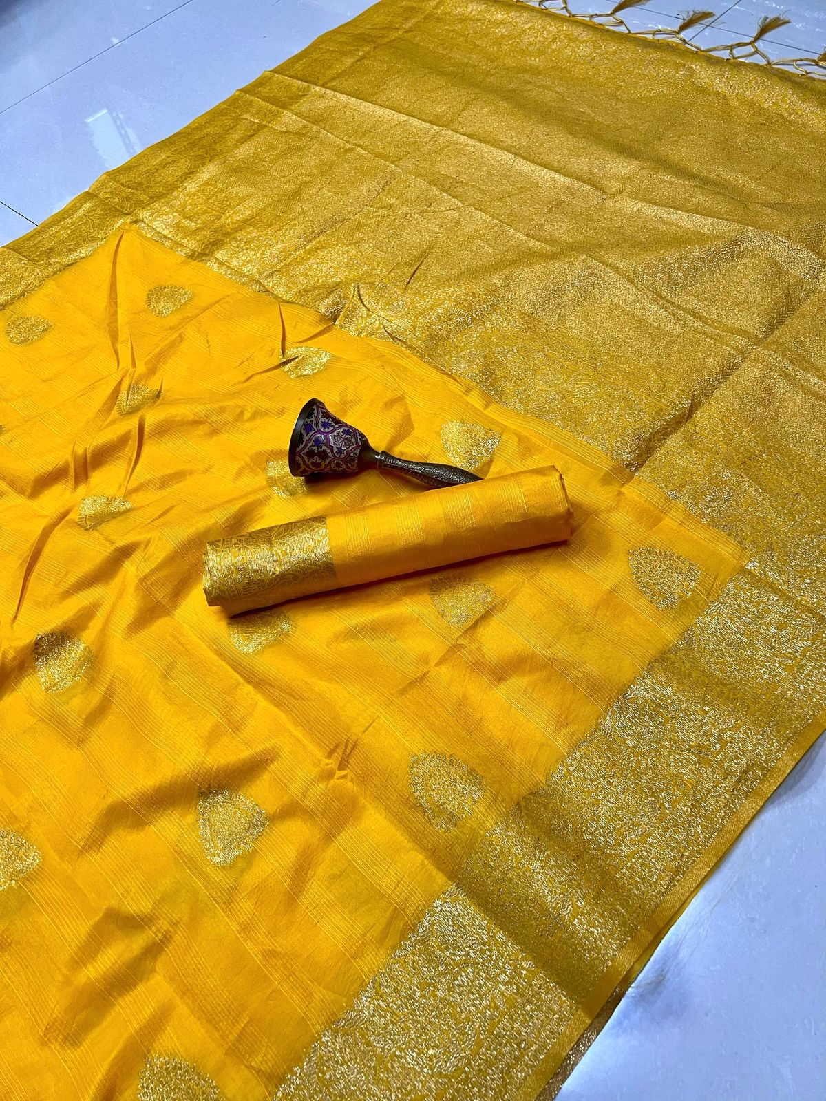 Banarasi Kalamkari Weave Saree