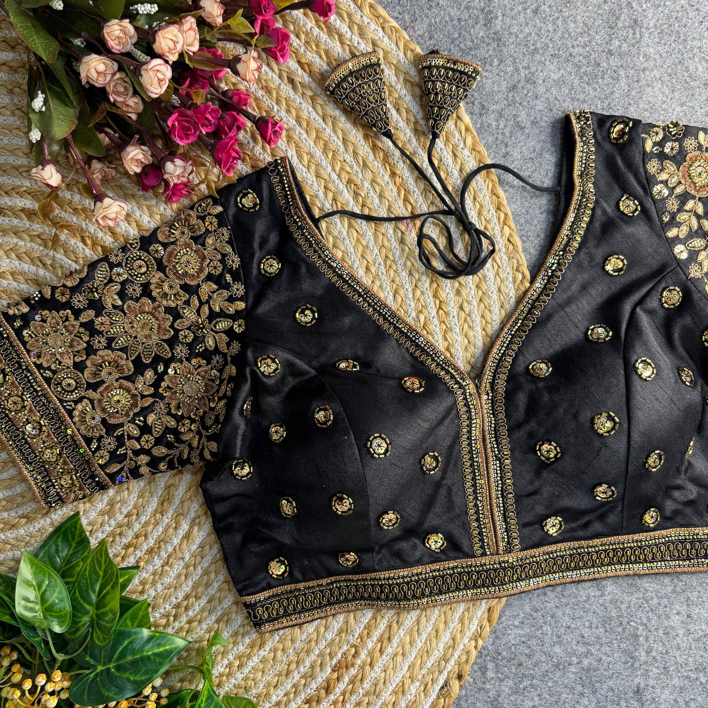 Sabyasachi Style V-Neck Blouse