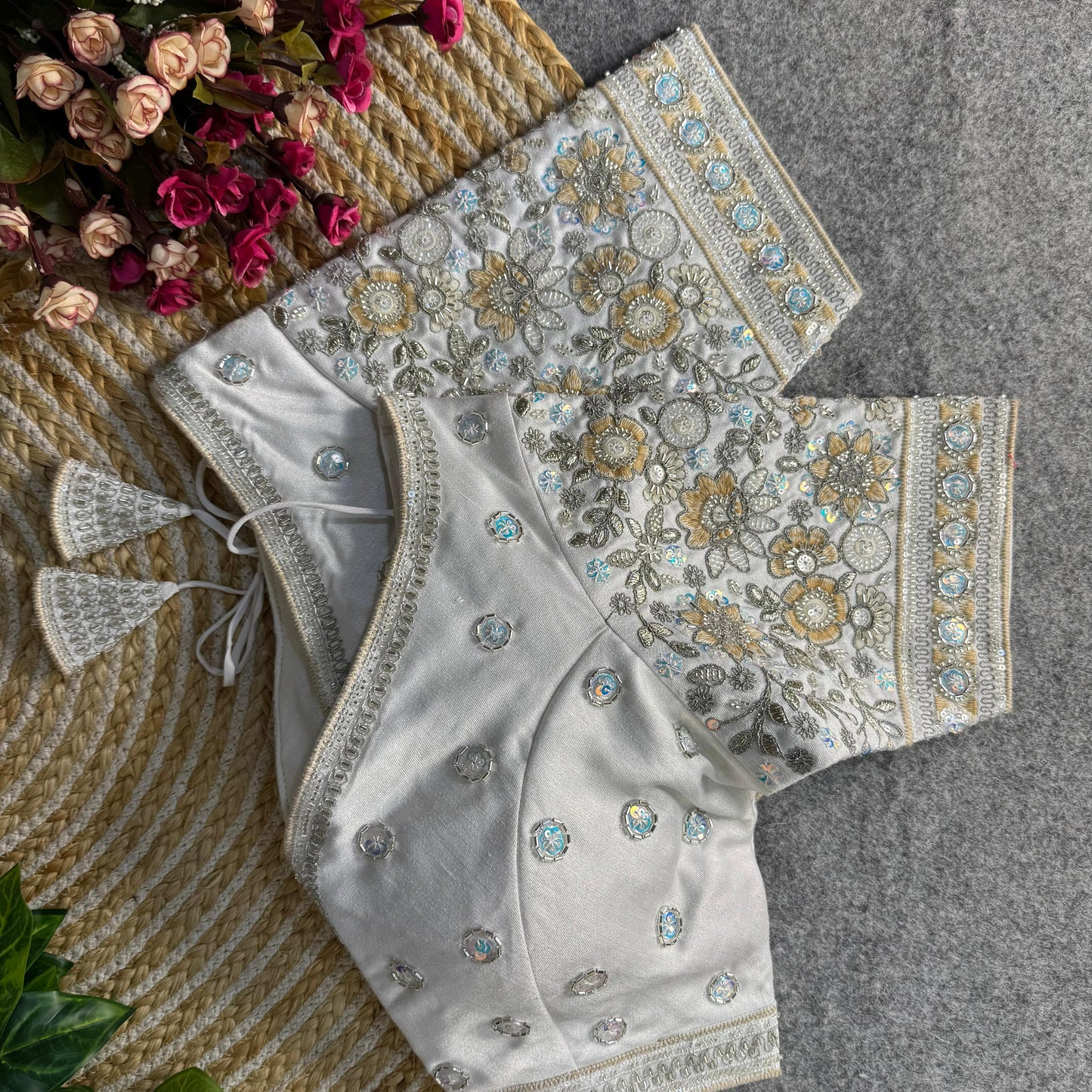 Sabyasachi Style V-Neck Blouse