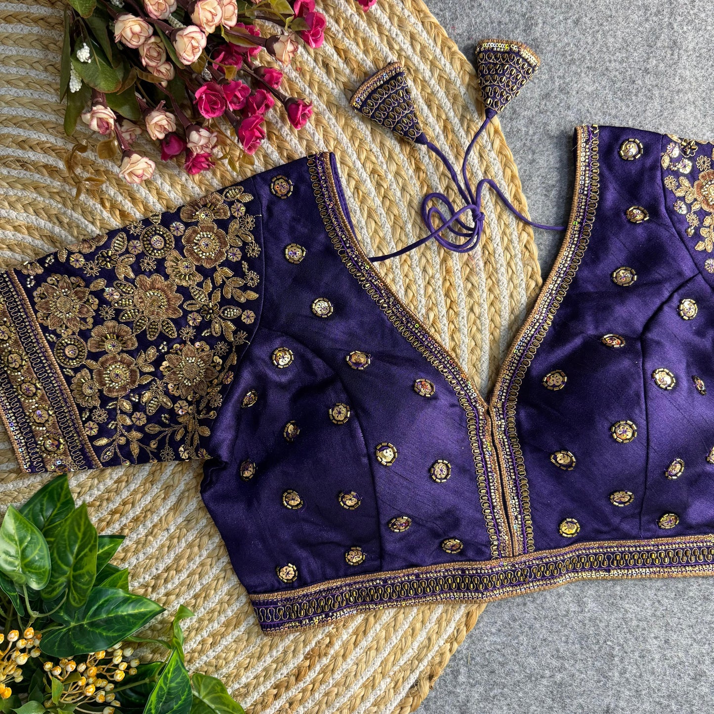 Sabyasachi Style V-Neck Blouse