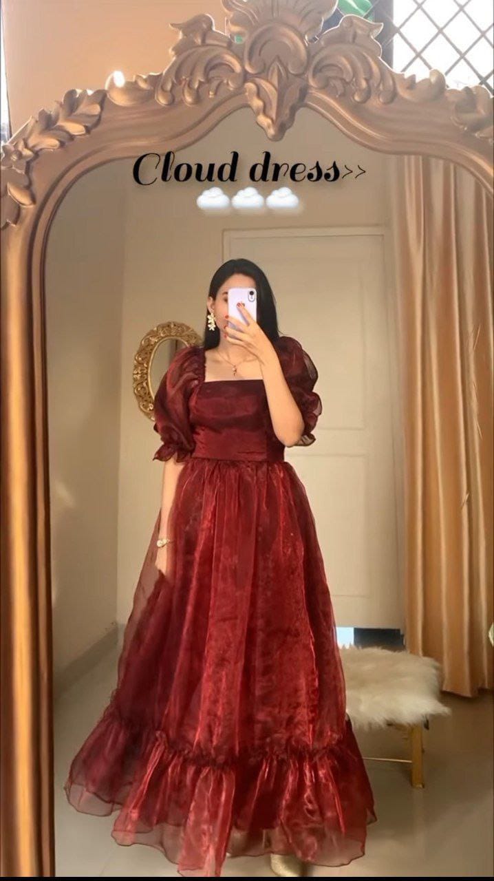 Glamorous Soft Net Gown