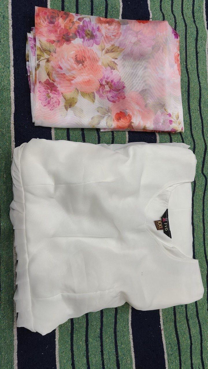 White Rose Flaired Gown